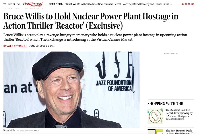 Bruce Willis Reactor
