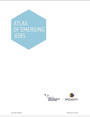 Atlas of Emerging Jobs Title Page 2015