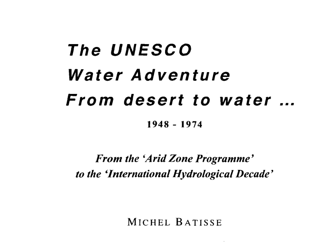 UNESCO Hydrological Programme