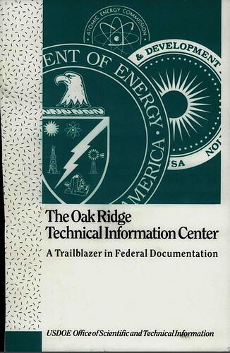 Oak Ridge Technical Information History