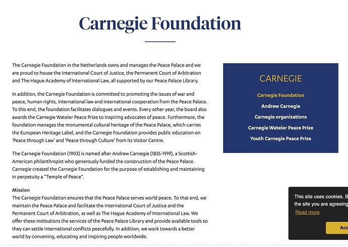 Carnegie Peace