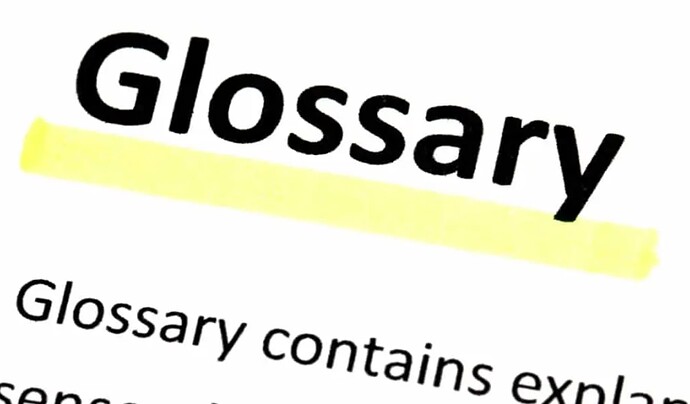 Glossary image